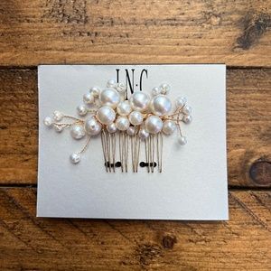 INC Pearl Hair Barette